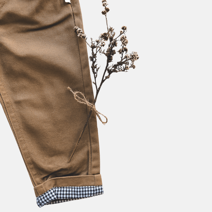 Love Henry Bottoms Baby Boys Chino Pant - Taupe