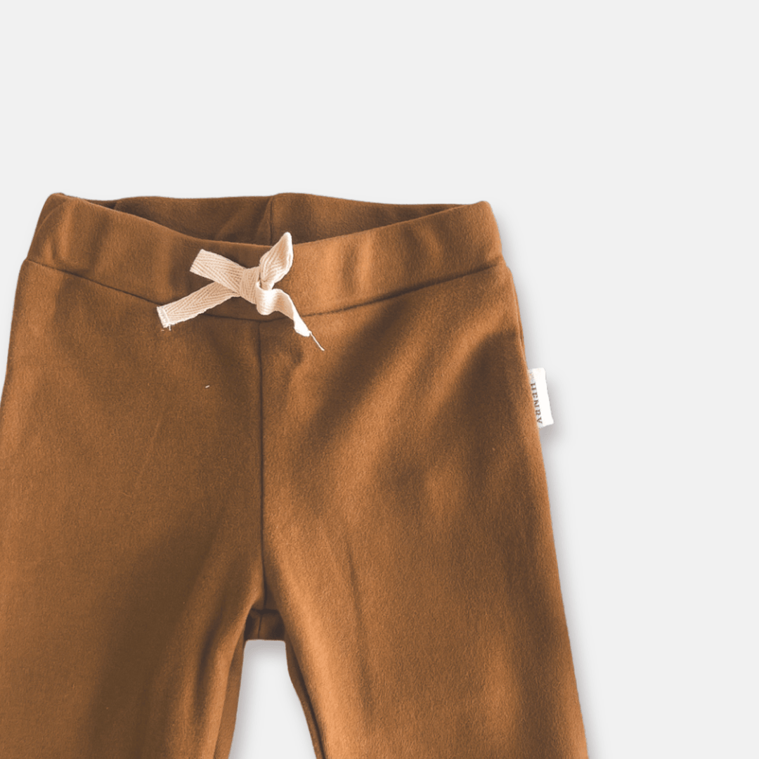 Love Henry Bottoms Baby Boys Comfy Pants - Taupe