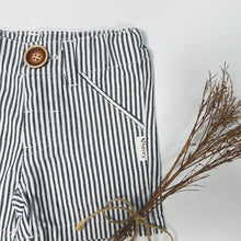 Load image into Gallery viewer, Love Henry Bottoms Baby Boys Dress Shorts - Navy Pinstripe
