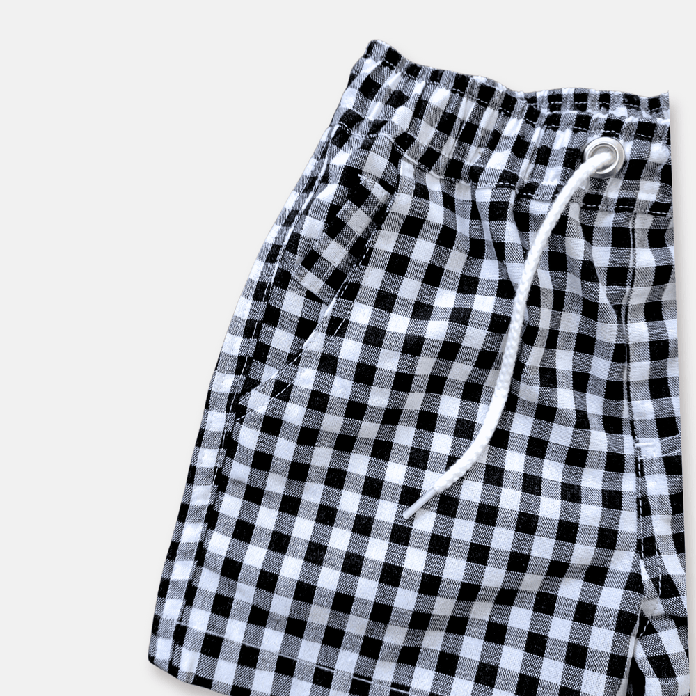 Love Henry Bottoms Baby Boys Sonny Short - Navy Check