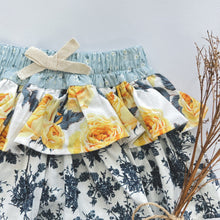 Load image into Gallery viewer, Love Henry Bottoms Baby Girls Frilly Pilcher Skirt - Amalfi Coast
