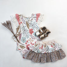 Load image into Gallery viewer, Love Henry Bottoms Baby Girls Frilly Pilcher Skirt - Fairyfloss Sunset
