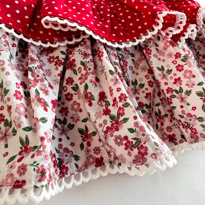 Love Henry Bottoms Baby Girls Frilly Pilcher Skirt - Festive Floral