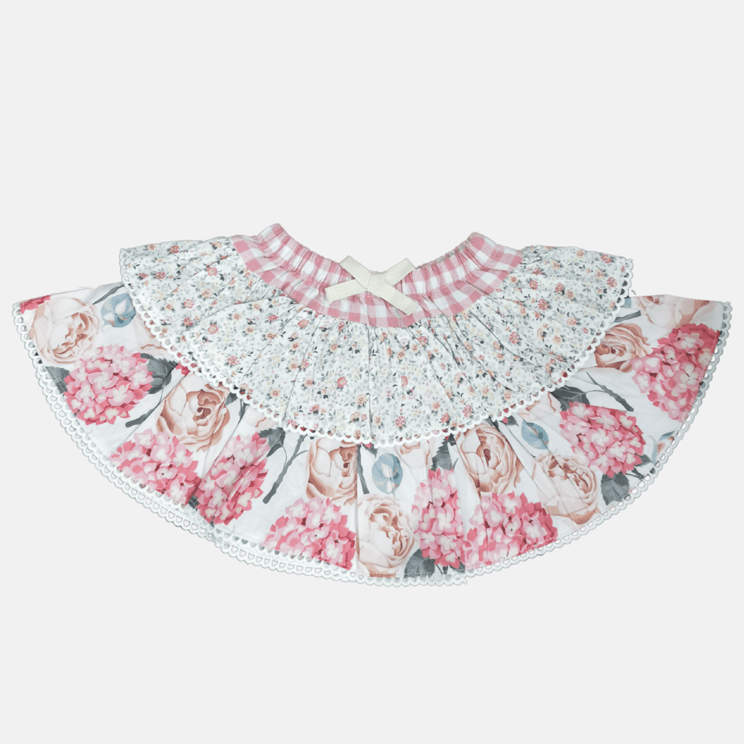 Love Henry Bottoms Baby Girls Frilly Pilcher Skirt - Pretty Blossom