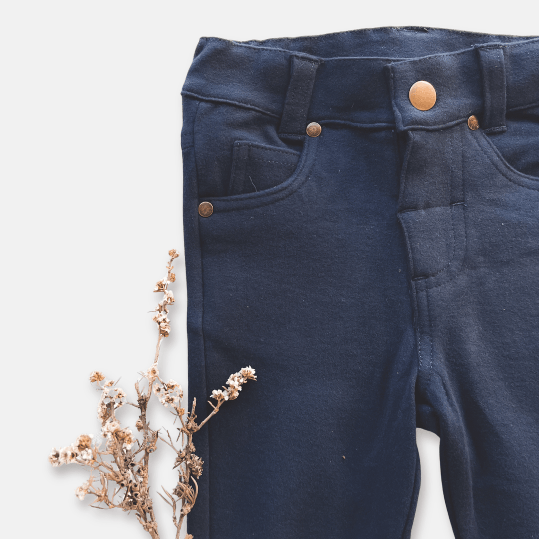 Love Henry Bottoms Baby Girls Jeggings -  Navy