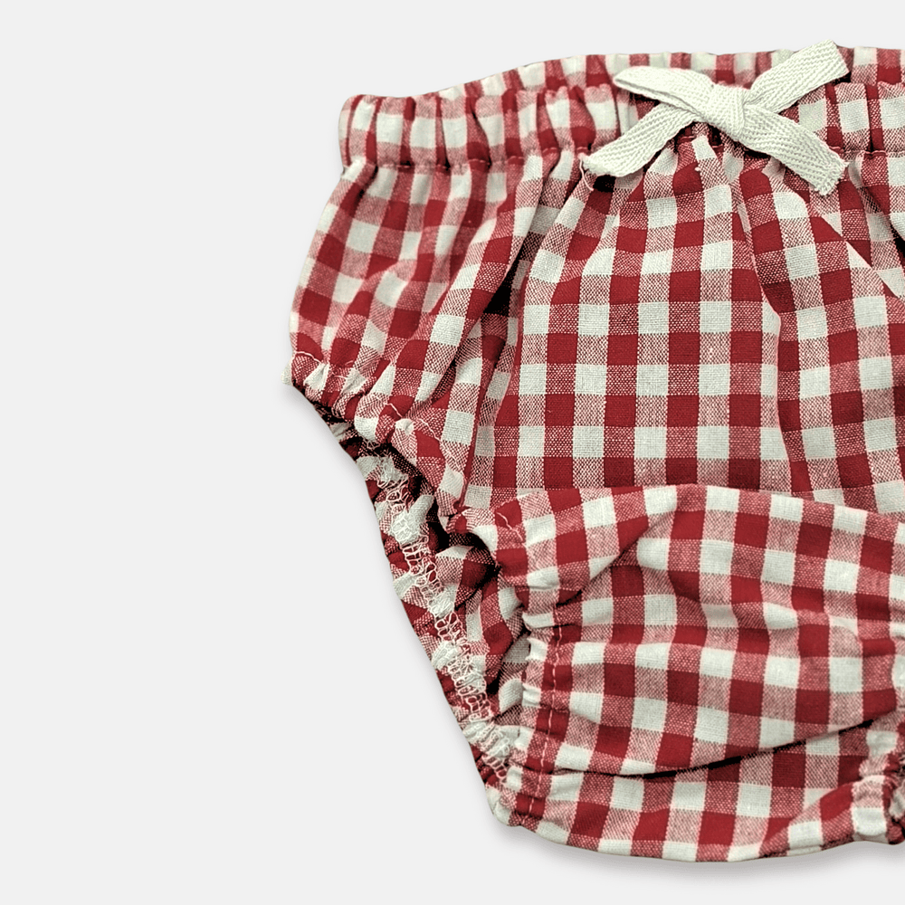 Love Henry Bottoms Baby Girls Pilcher - Red Check