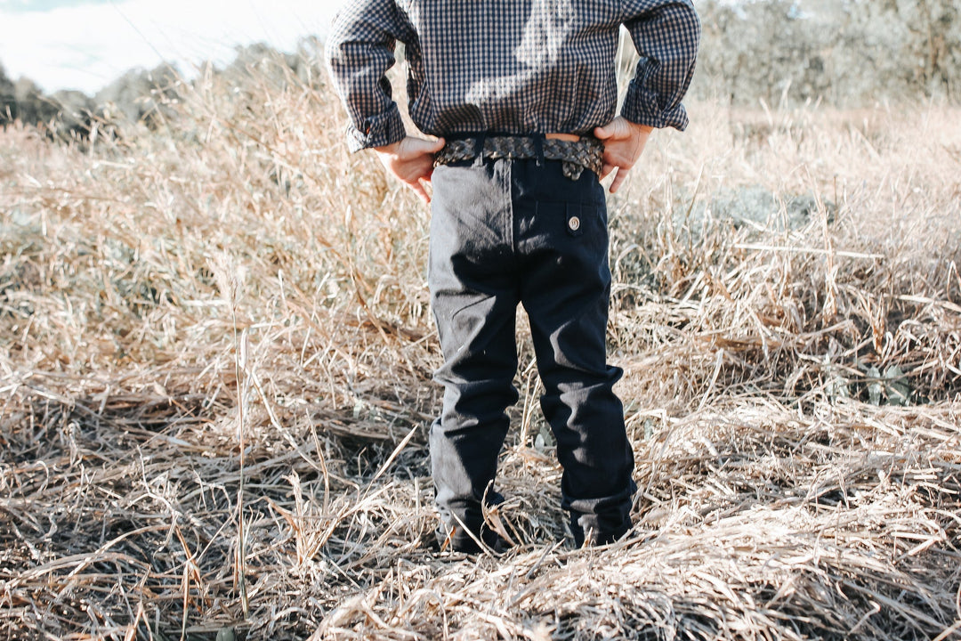 Love Henry Bottoms Boys Chino Pant - Navy