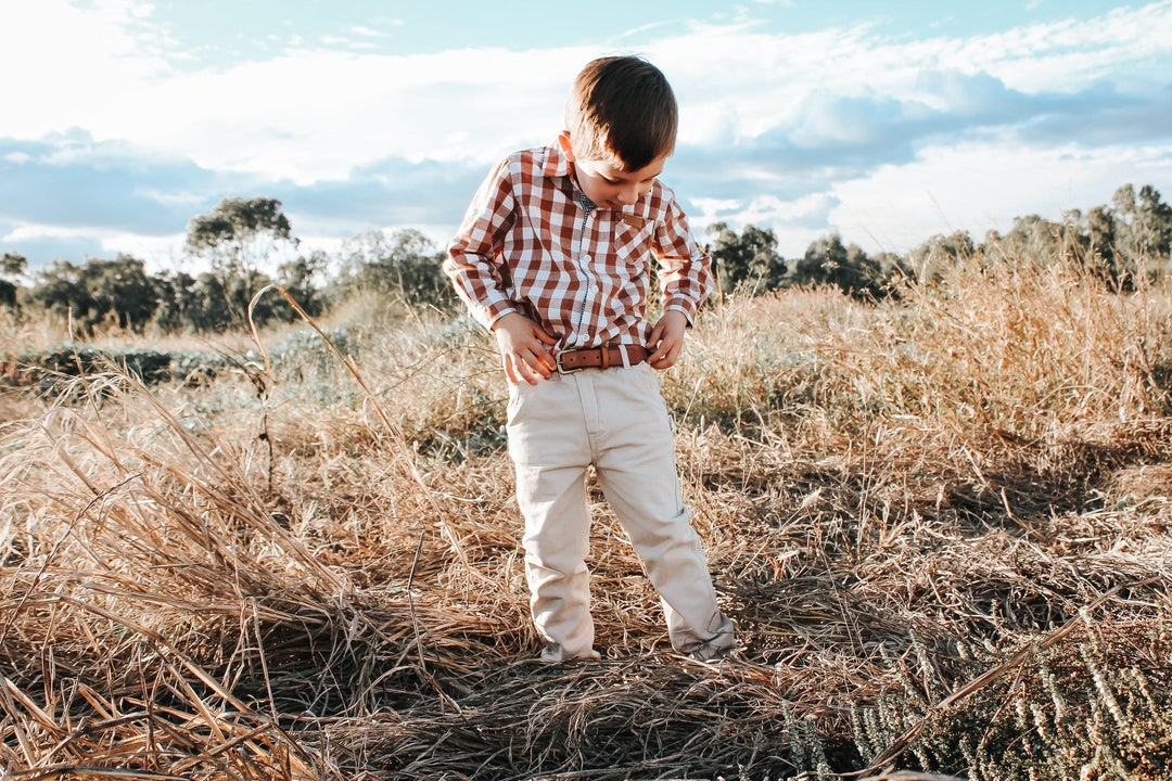 Love Henry Bottoms Boys Chino Pant - Stone