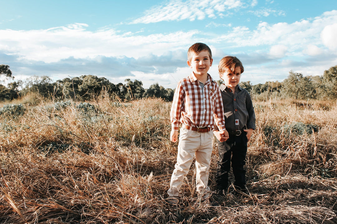 Love Henry Bottoms Boys Chino Pant - Stone