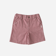 Load image into Gallery viewer, Love Henry Bottoms Boys Dress Shorts - Red Pinstripe
