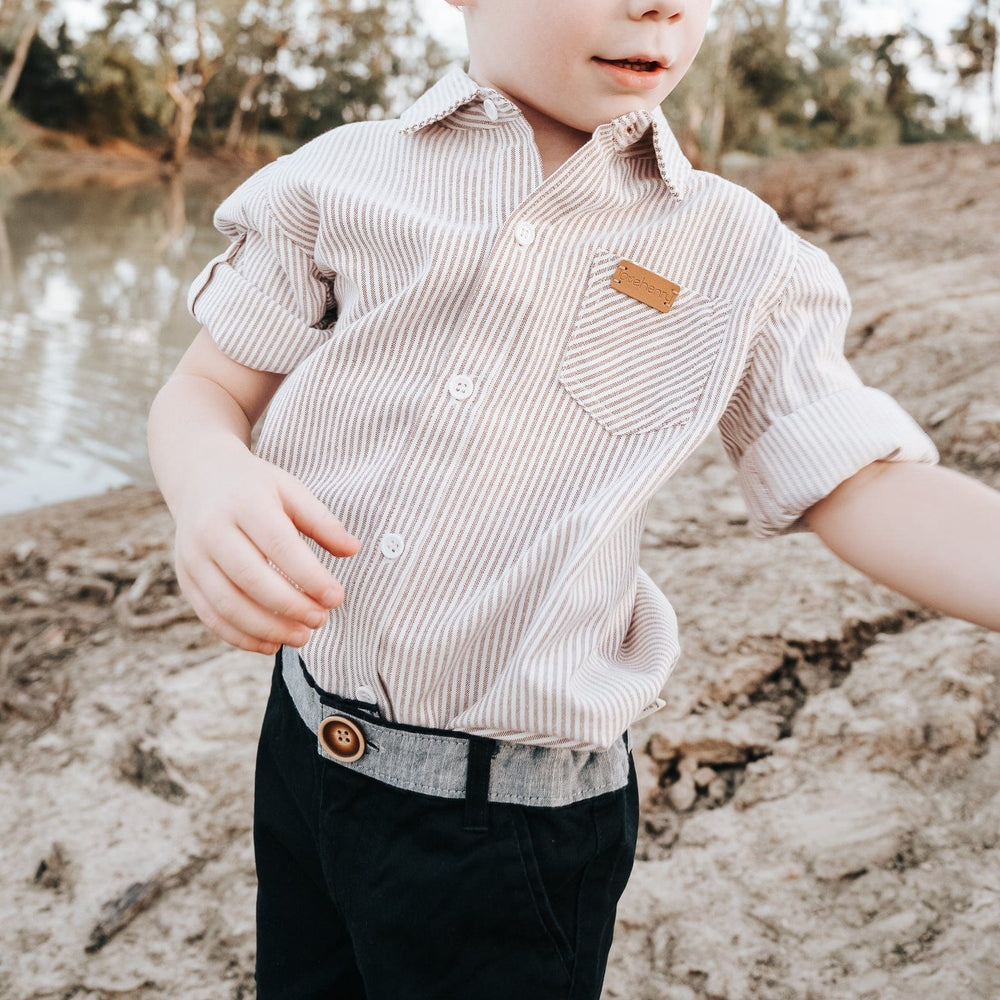 Love Henry Bottoms Boys Oscar Shorts - Navy