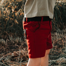 Load image into Gallery viewer, Love Henry Bottoms Boys Oscar Shorts - Red
