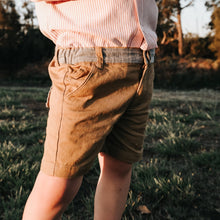 Load image into Gallery viewer, Love Henry Bottoms Boys Oscar Shorts - Taupe
