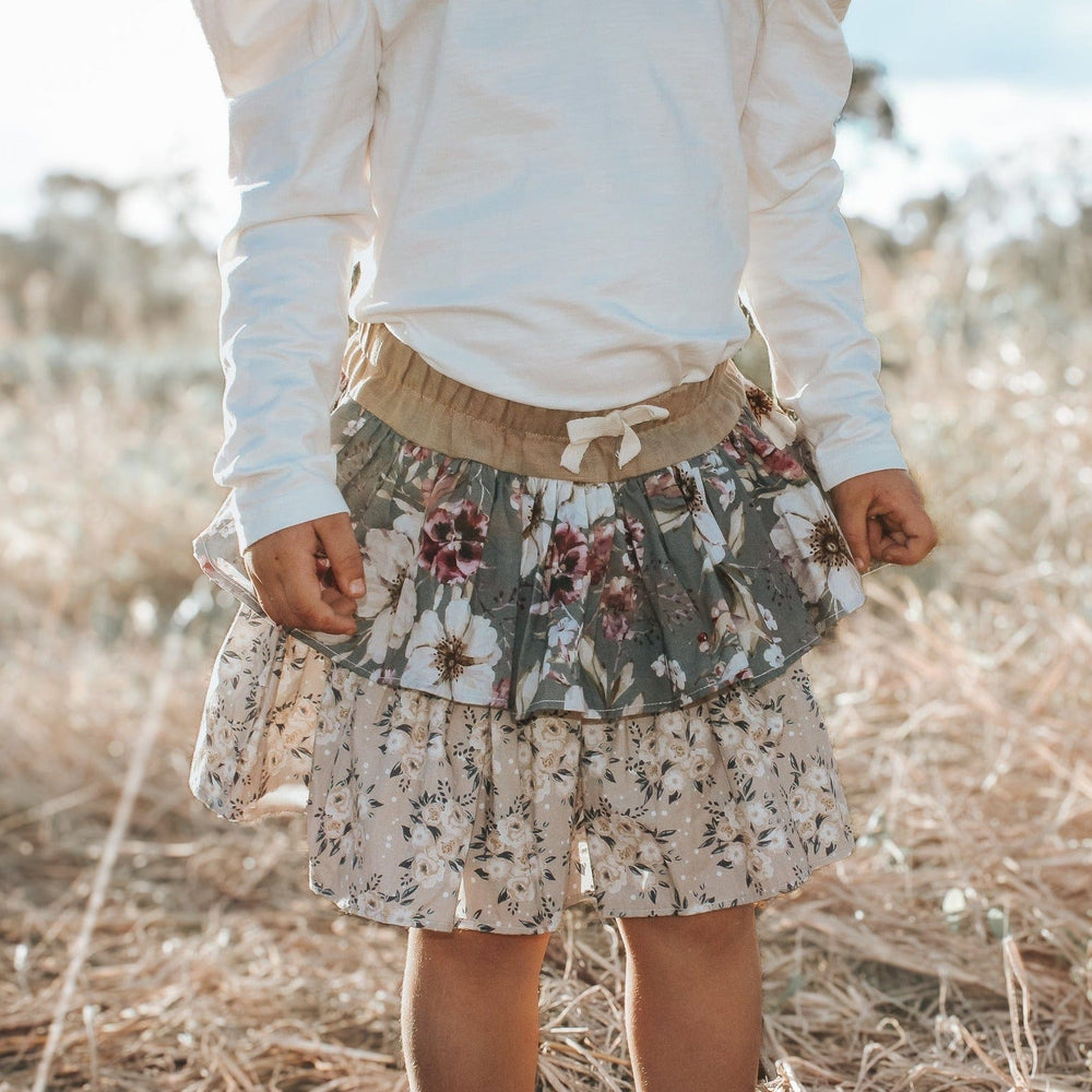 Love Henry Bottoms Girls Frilly Skirt - Prairie Nights