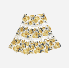 Load image into Gallery viewer, Love Henry Bottoms Girls Maggie Skirt - Lemon Floral
