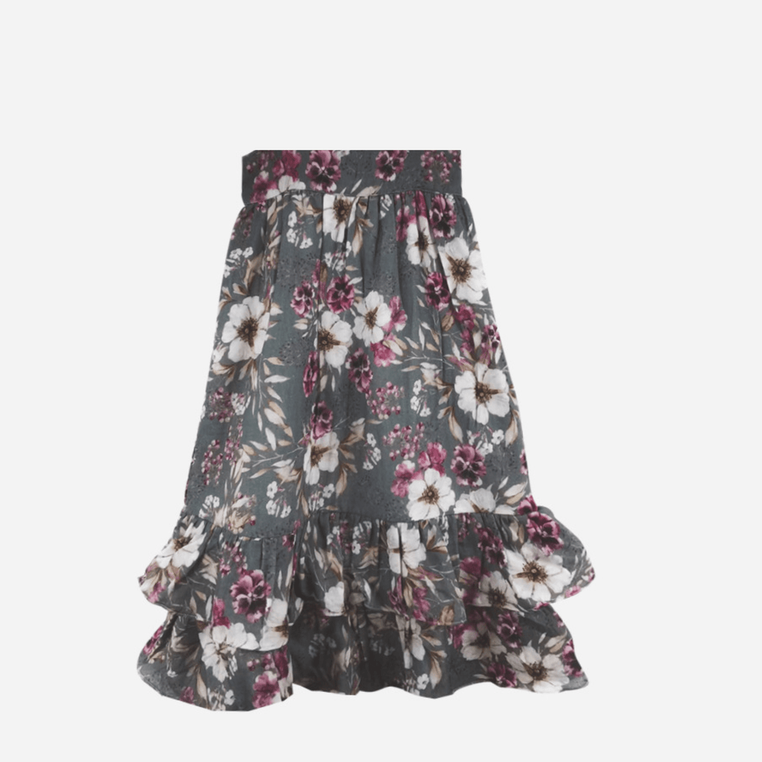 Love Henry Bottoms Girls Maxi Skirt - Midnight Floral