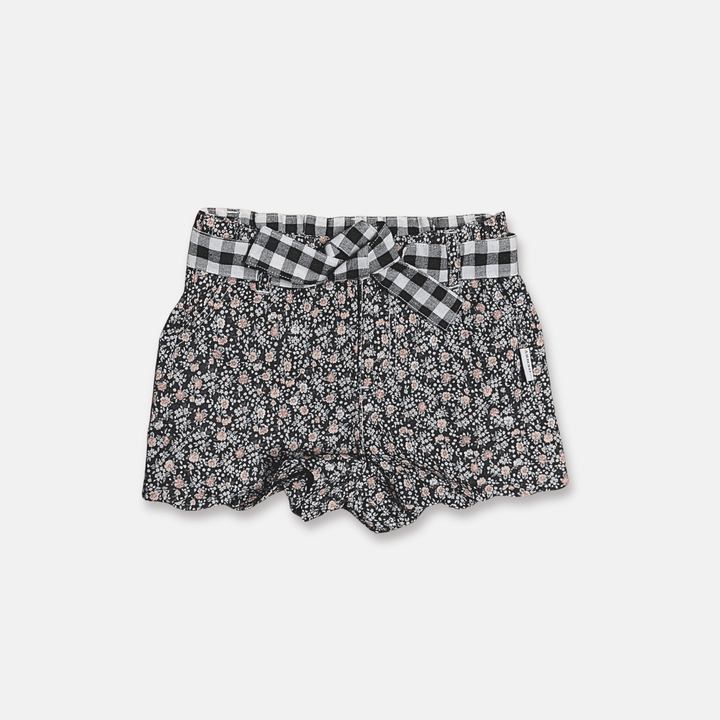 Love Henry Bottoms Girls Scalloped Hem Shorts - Vintage Posy