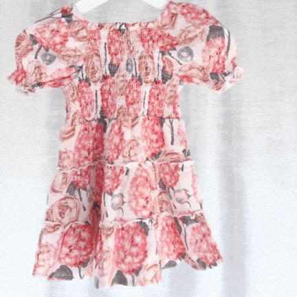 Love Henry Dresses Baby Girls Daisy Dress -  Pink Blossom