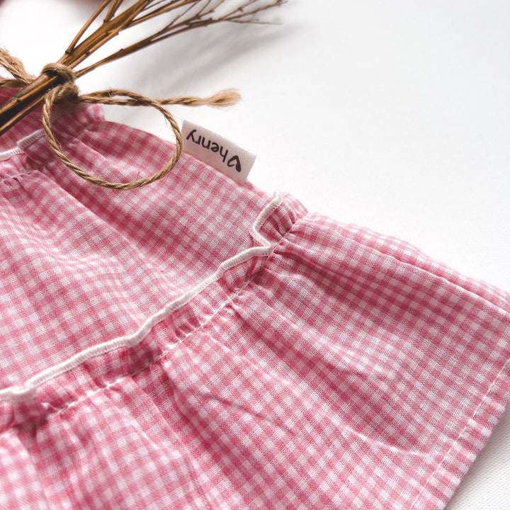 Love Henry Dresses Baby Girls Daisy Dress - Pink Gingham