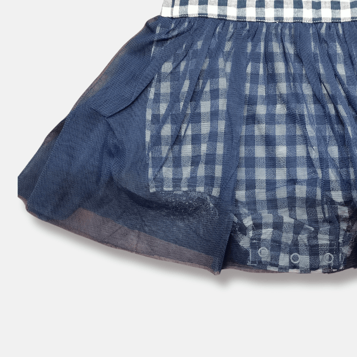 Love Henry Dresses Baby Girls Lottie Dress - Navy Check