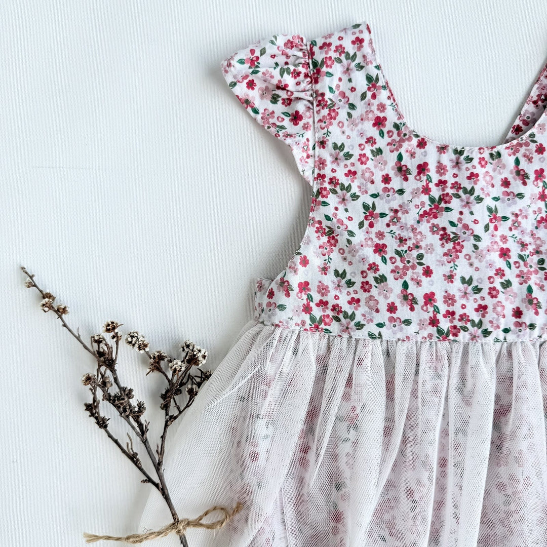 Love Henry Dresses Baby Girls Lottie Dress - Pink Petite Floral