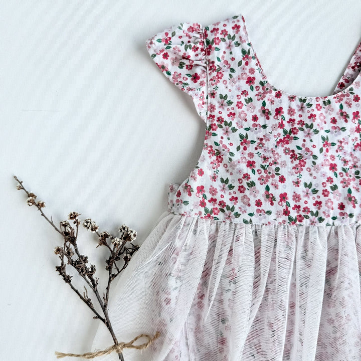 Love Henry Dresses Baby Girls Lottie Dress - Pink Petite Floral