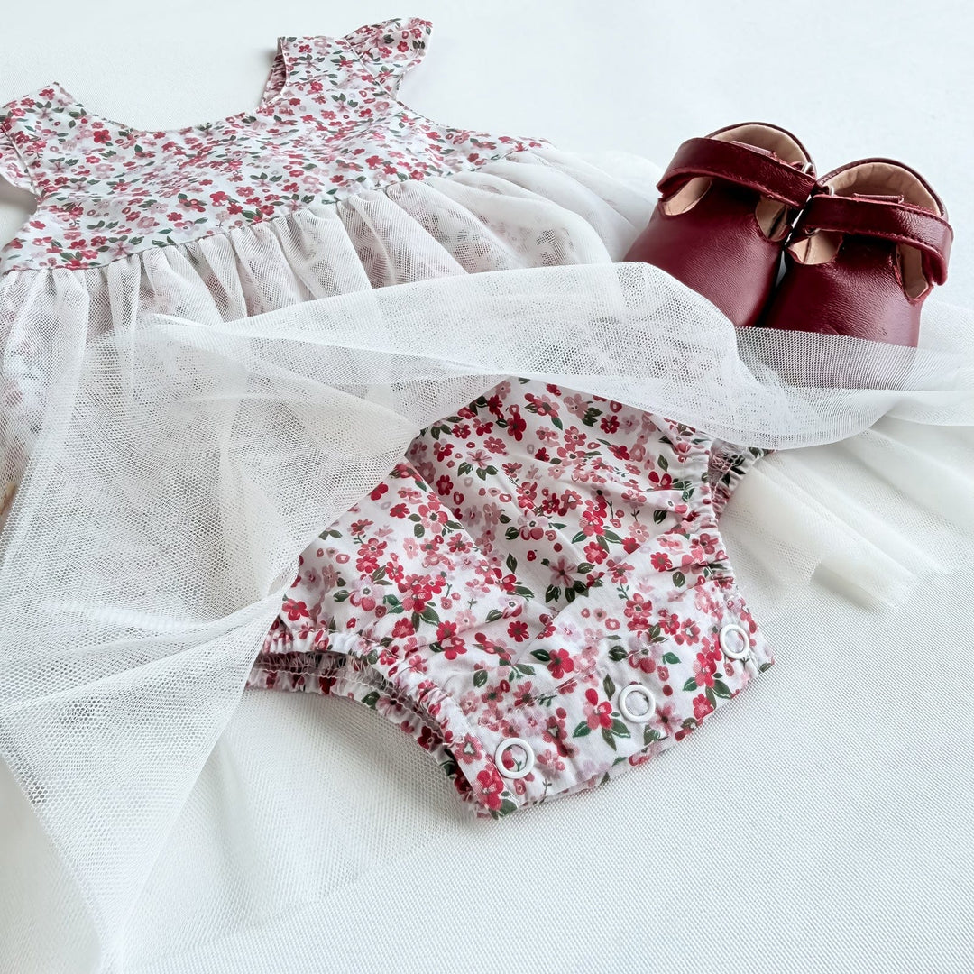 Love Henry Dresses Baby Girls Lottie Dress - Pink Petite Floral
