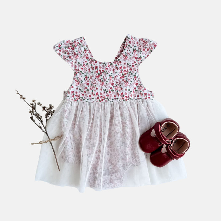 Love Henry Dresses Baby Girls Lottie Dress - Pink Petite Floral