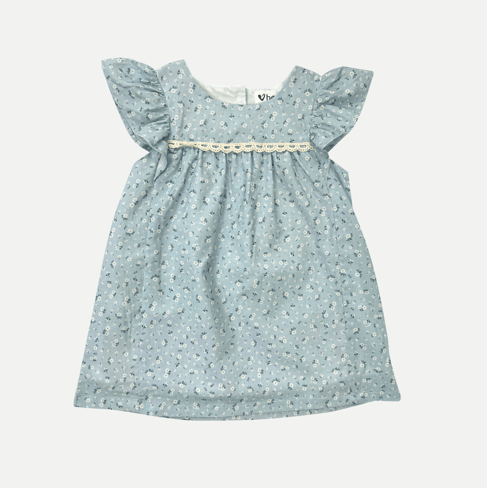 Love Henry Dresses Baby Girls Maisy Dress - Pansy Blue
