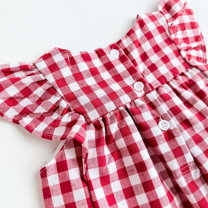 Love Henry Dresses Baby Girls Maisy Dress - Red Check