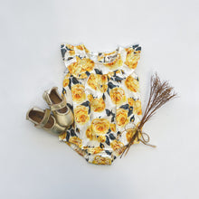 Load image into Gallery viewer, Love Henry Dresses Baby Girls Neve Playsuit - Lemon Floral
