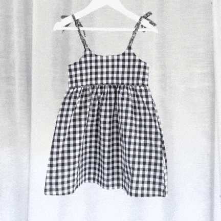 Love Henry Dresses Girls Eden Dress - Navy Check