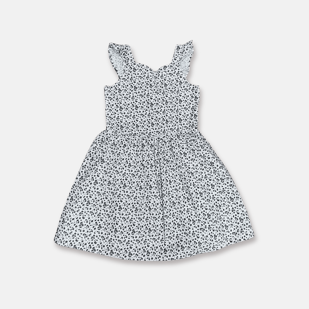 Love Henry Dresses Girls Ellie Dress - Navy Daisy