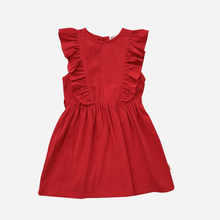 Load image into Gallery viewer, Love Henry Dresses Girls Florence Summer Dress - Red Linen
