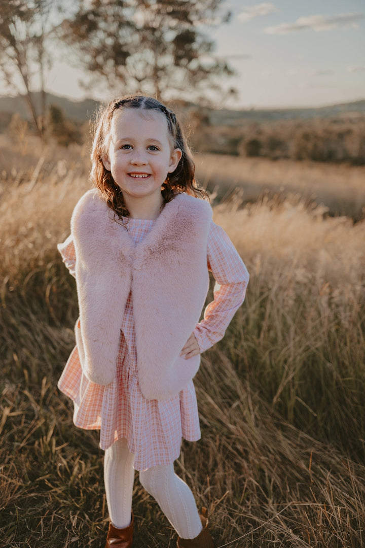 Love Henry Dresses Girls Frankie Dress -  Pink Check