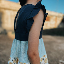 Load image into Gallery viewer, Love Henry Dresses Girls Ivy Dress - Amalfi Coast
