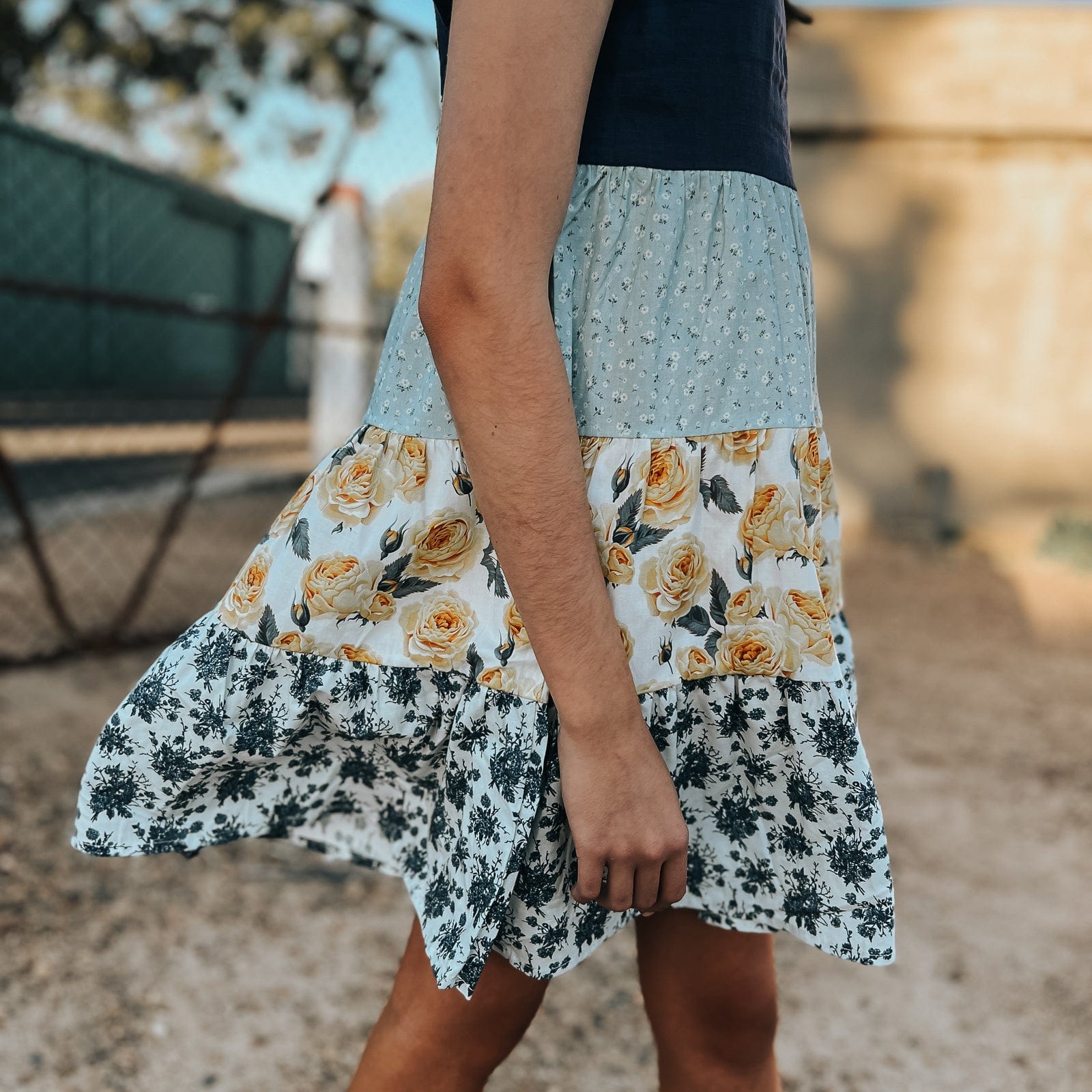 Love Henry Dresses Girls Ivy Dress - Amalfi Coast