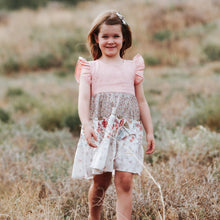 Load image into Gallery viewer, Love Henry Dresses Girls Ivy Dress - Fairyfloss Sunset
