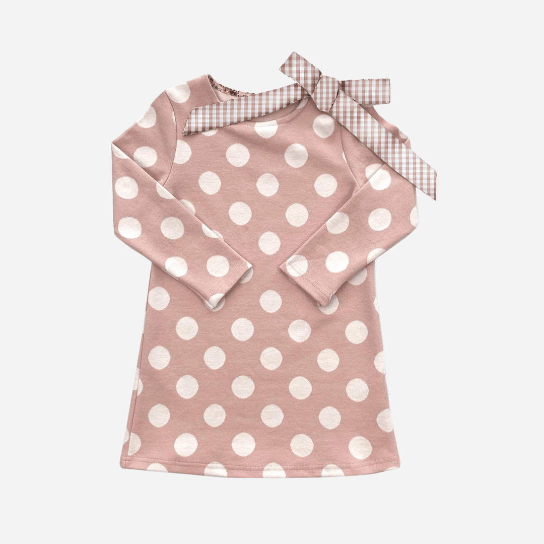 Love Henry Dresses Girls Mary Dress -  Pink/White Spot