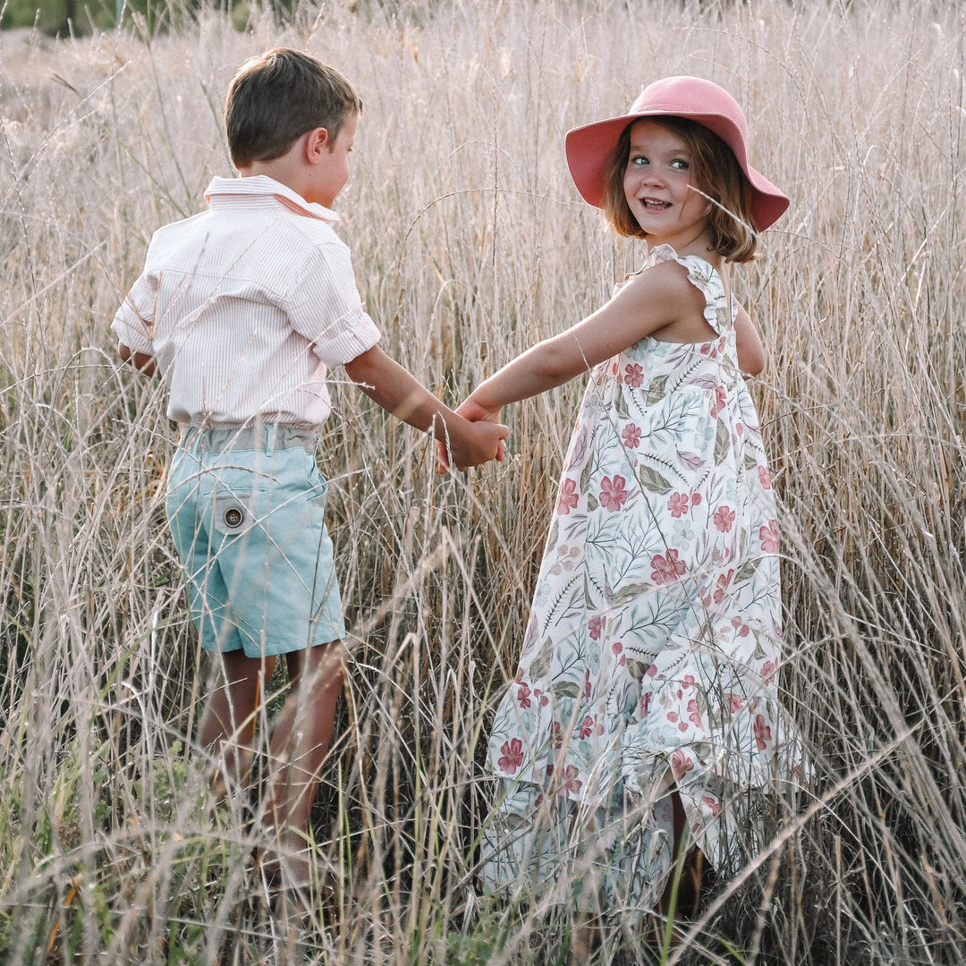 Love Henry Dresses Girls Maxi Dress - Fairyfloss Floral