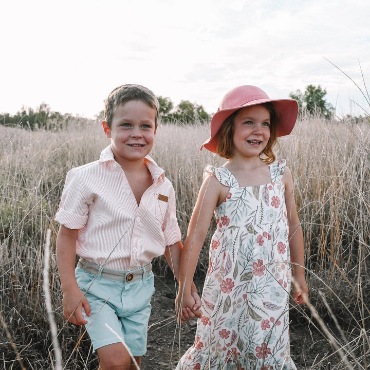 Love Henry Dresses Girls Maxi Dress - Fairyfloss Floral