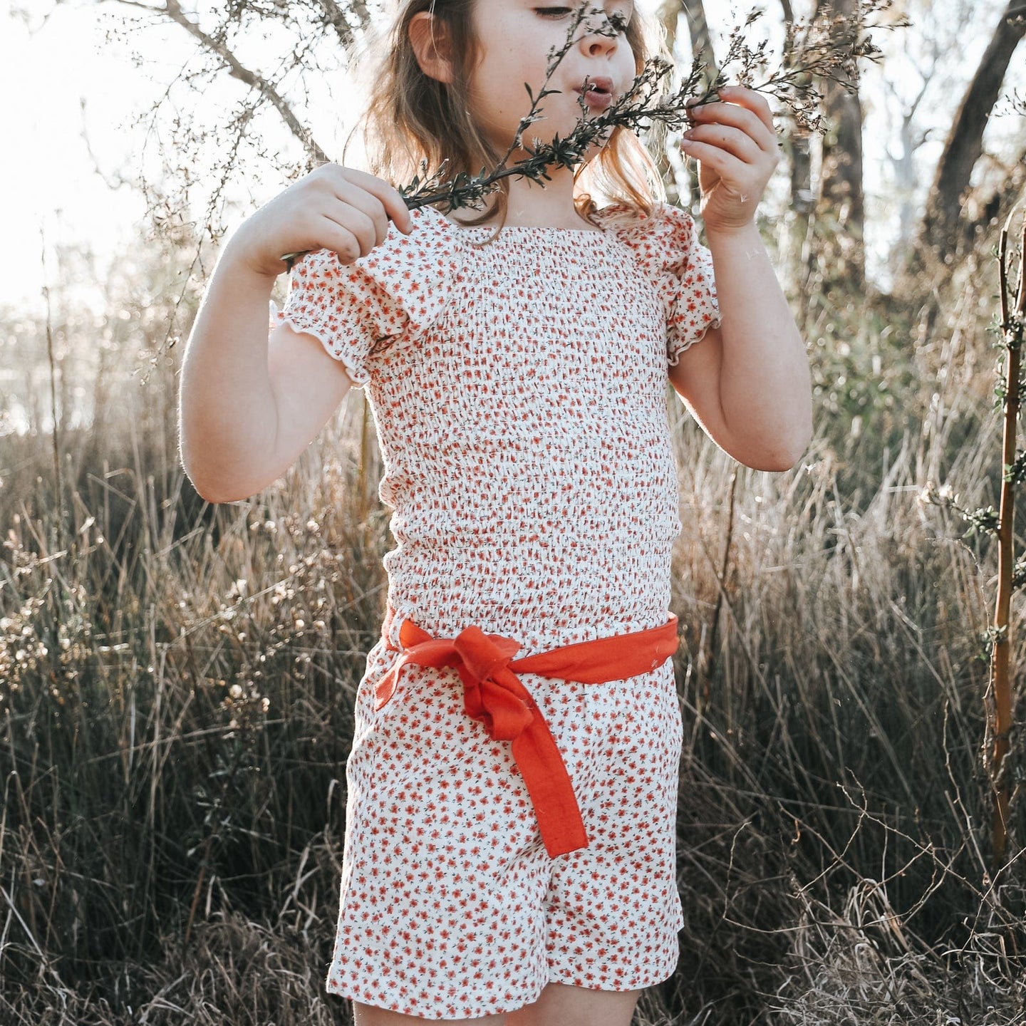 Love Henry Dresses Girls Tilly Playsuit - Petite Poppy
