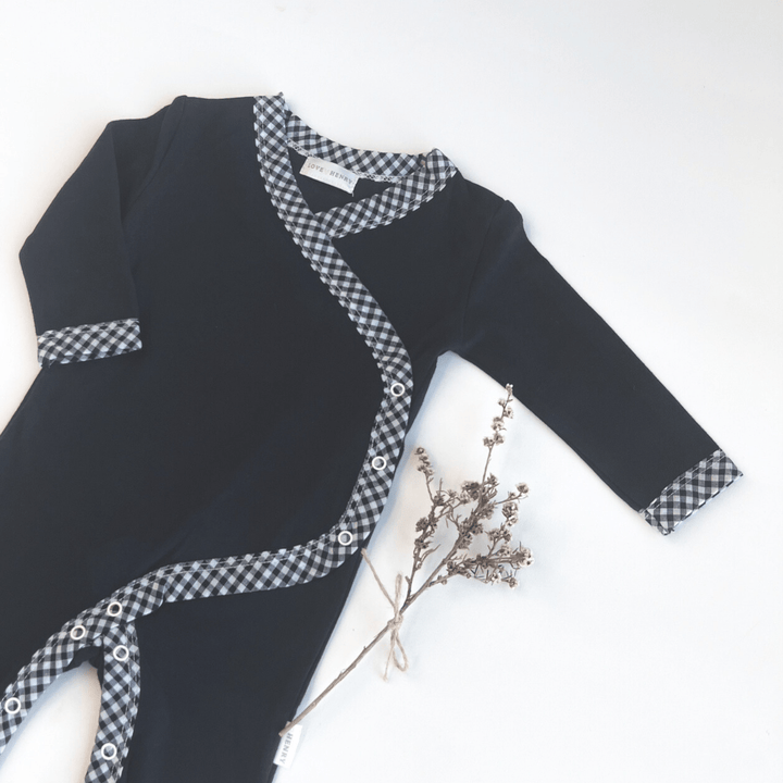 Love Henry Knit Onesie Baby Girls Winter Onesie - Navy