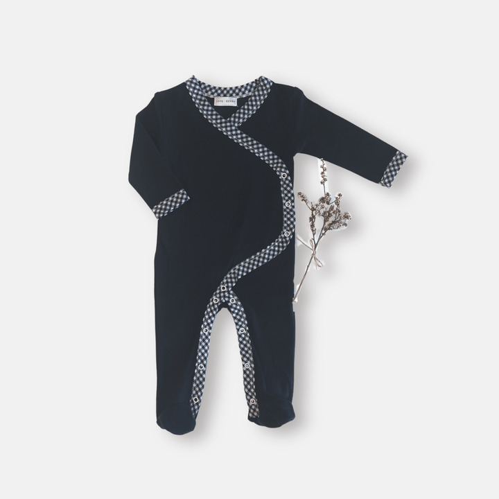 Love Henry Knit Onesie Baby Girls Winter Onesie - Navy
