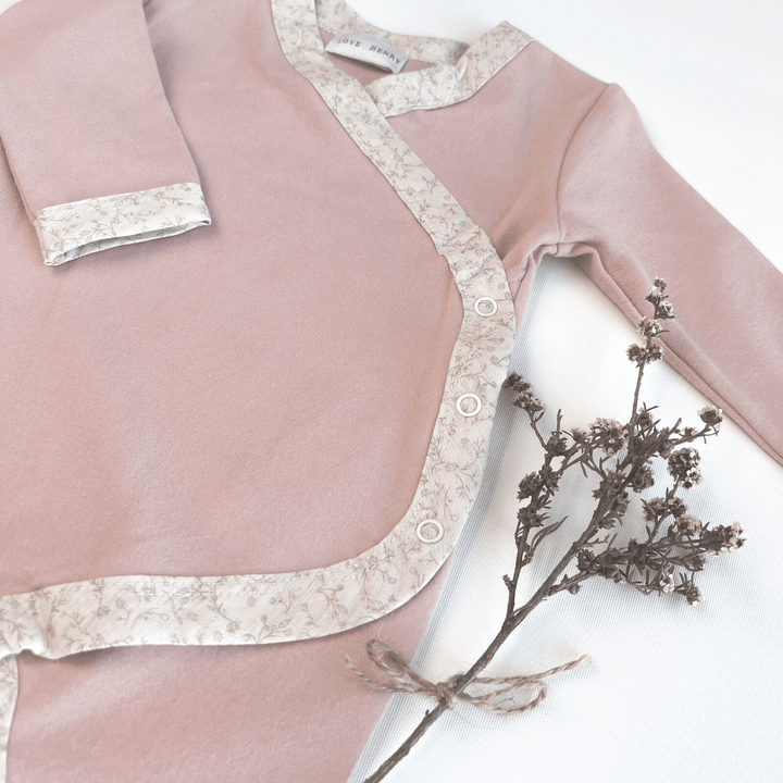 Love Henry Knit Onesie Baby Girls Winter Onesie - Pink
