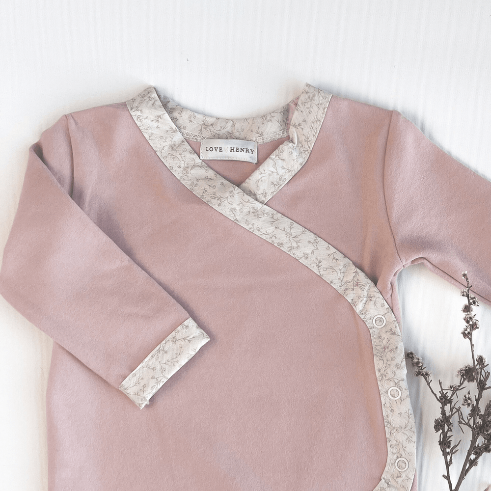 Love Henry Knit Onesie Baby Girls Winter Onesie - Pink