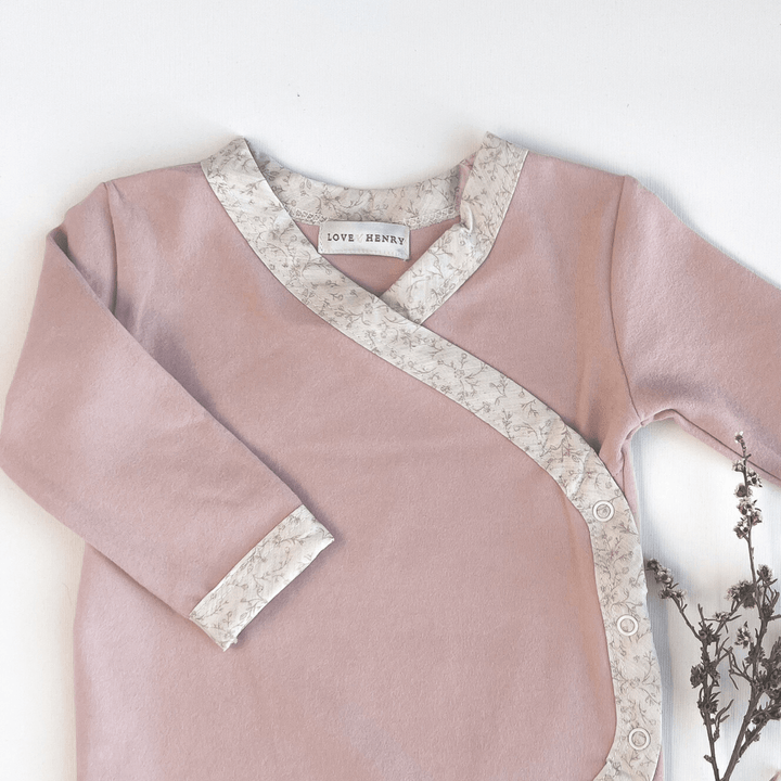 Love Henry Knit Onesie Baby Girls Winter Onesie - Pink