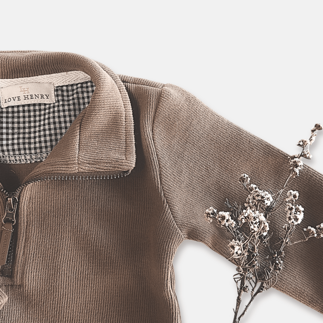 Love Henry Outerwear Baby Boys Harry Jumper - Tan