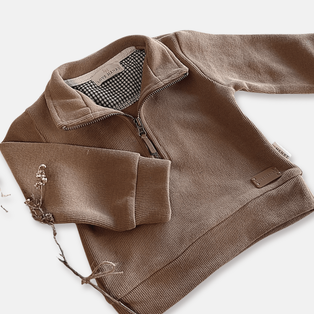 Love Henry Outerwear Baby Boys Harry Jumper - Tan