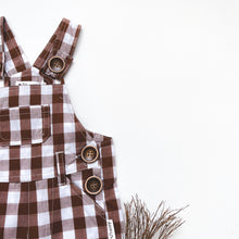 Load image into Gallery viewer, Love Henry Overalls Baby Boys Ned Dungaree - Large Bronze Check
